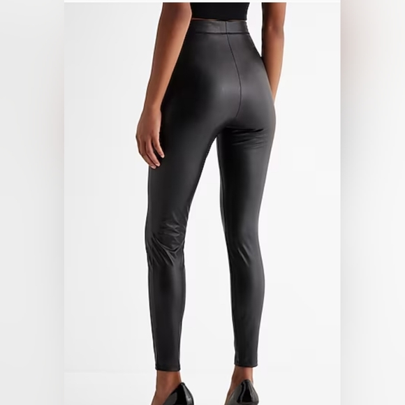Express Faux Leather Leggings - Picture 3 of 3